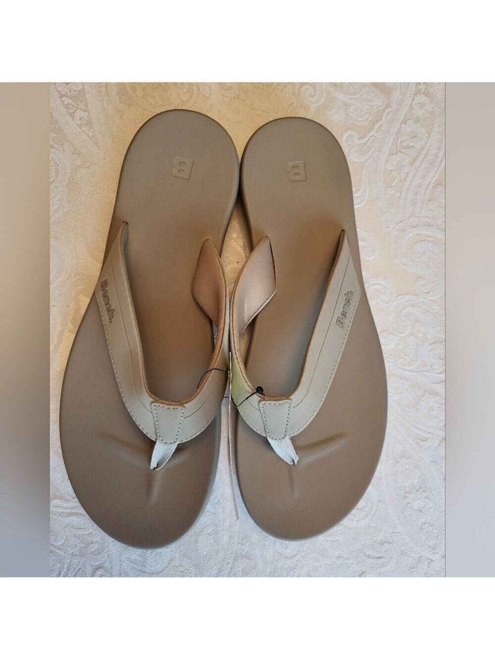 Bench Flip Flops, Beige, Size 11, NWT